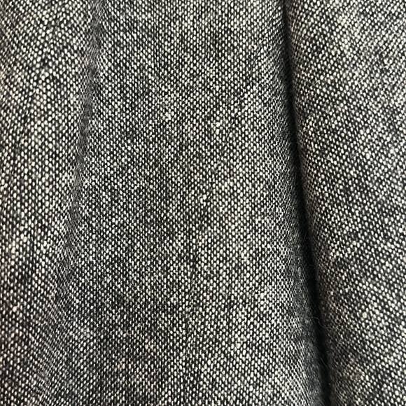 Beautiful charcoal grey & black tweed button up coat with lovely details sz4🖤 - Picture 5 of 8